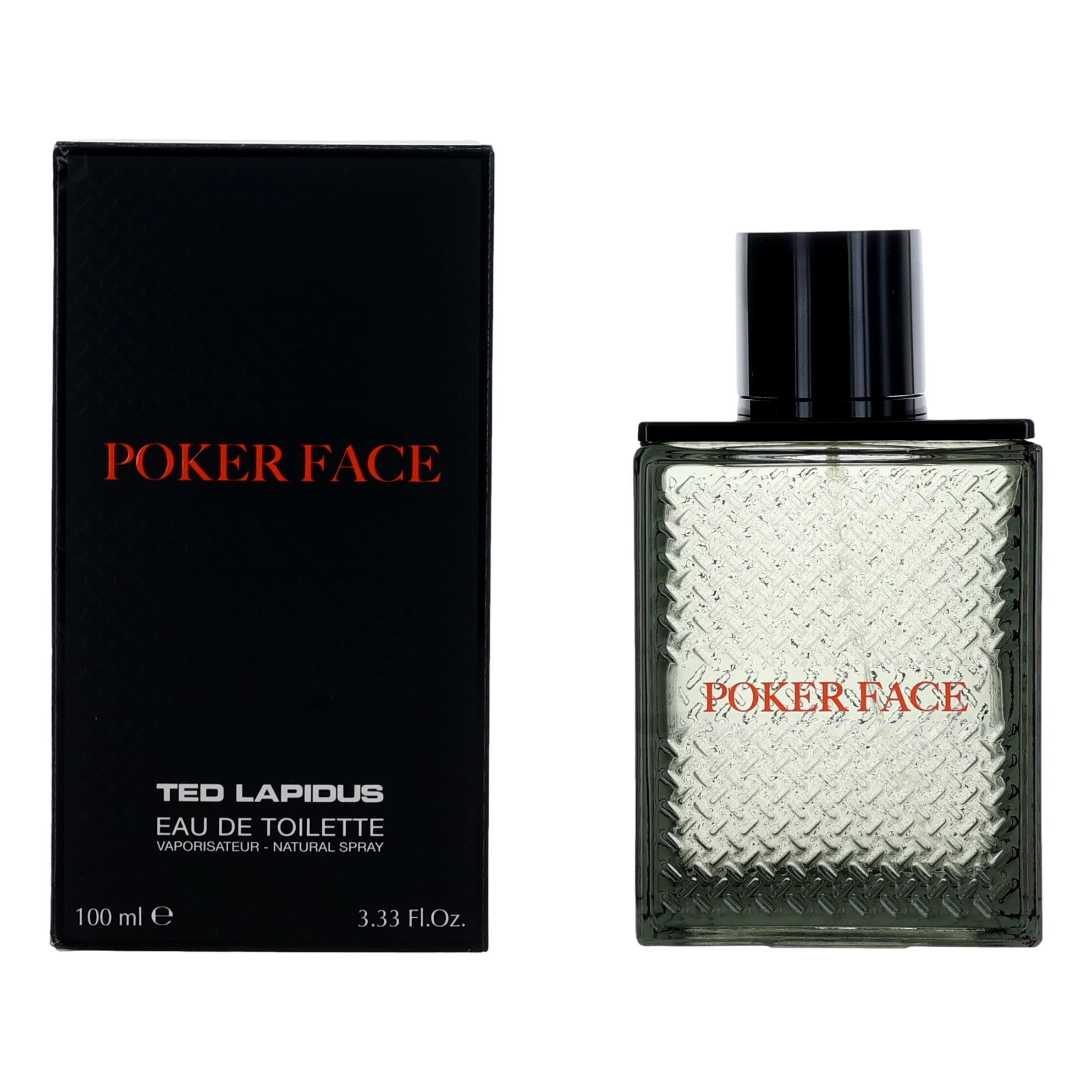 Photo of Poker Face by Ted Lapidus, 3.3 oz EDT Spray for Men